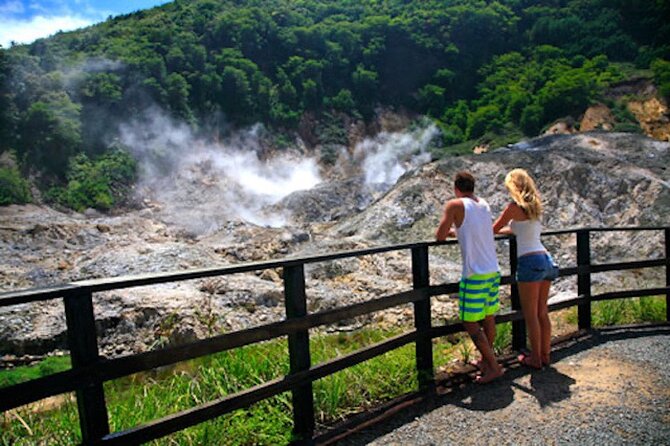 Saintlucia Waterfall & Volcano Mud Baths Experience With Lunch Transportation And Pickup Details