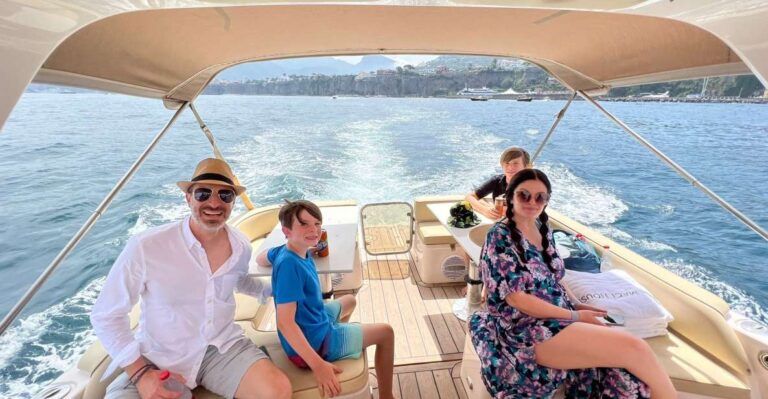 Salerno/Sorrento: Capri Boat Tour With City Visit and Snacks