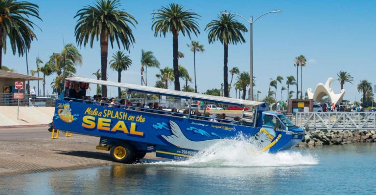 San Diego: Seal City Tour By Amphibious Bus Tour Overview