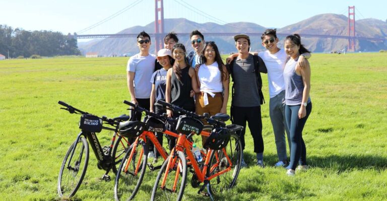 San Francisco: Golden Gate Bridge Guided Bike Or Ebike Tour Tour Highlights