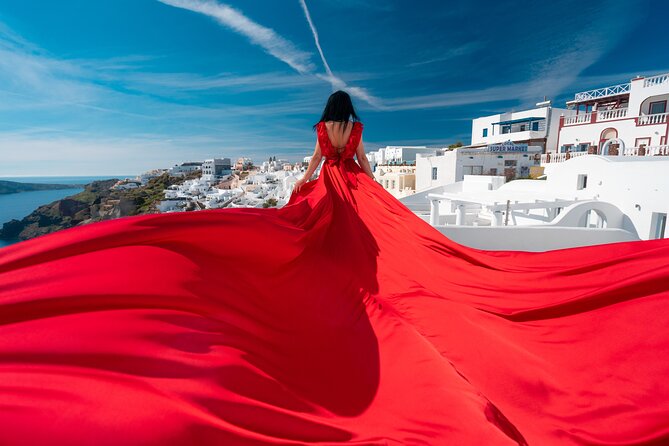 Santorini Flying Dress Photo Overview Of The Experience