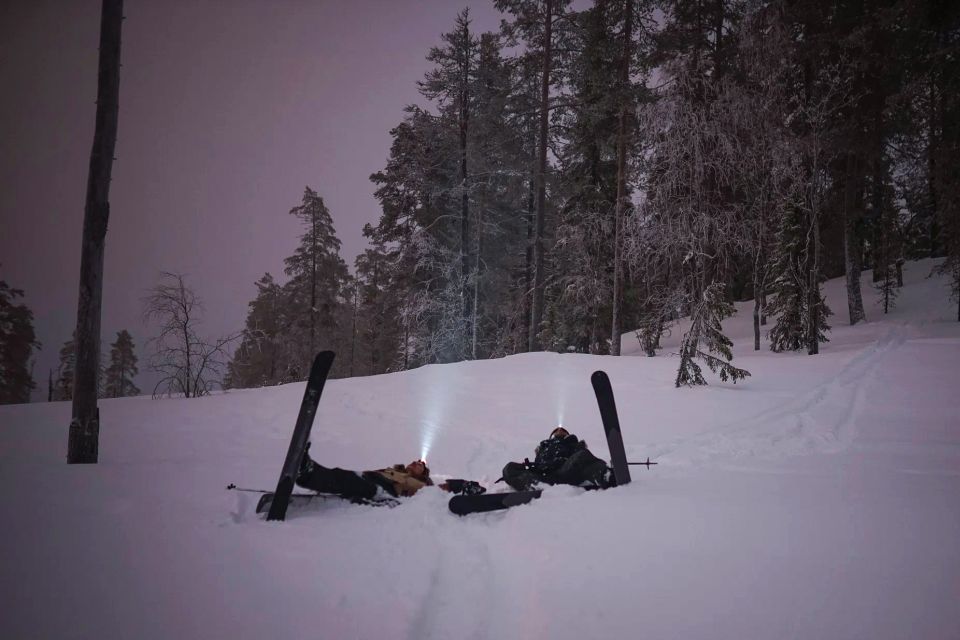 Ski Trekking Under the Northern Lights - The Pristine Arctic Landscape