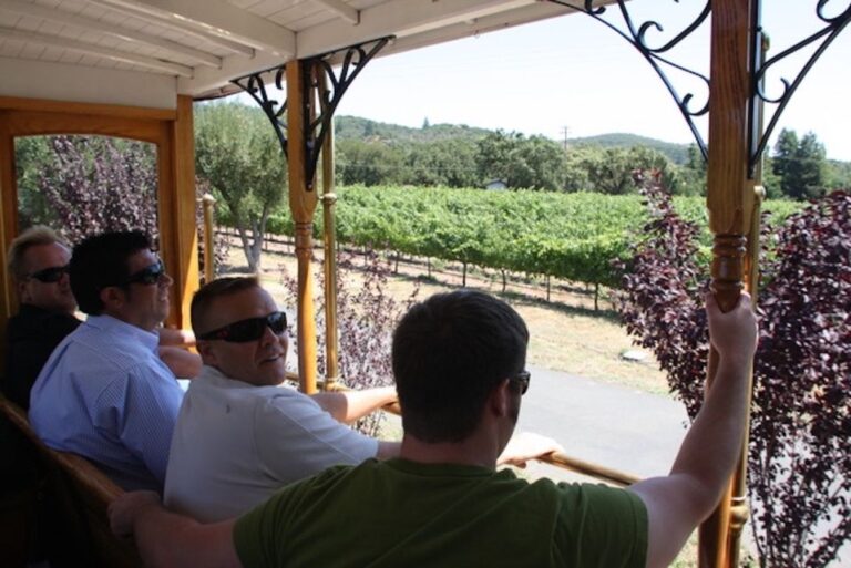 Sonoma Valley: Wine Trolley Tasting Tour With Lunch Tour Overview