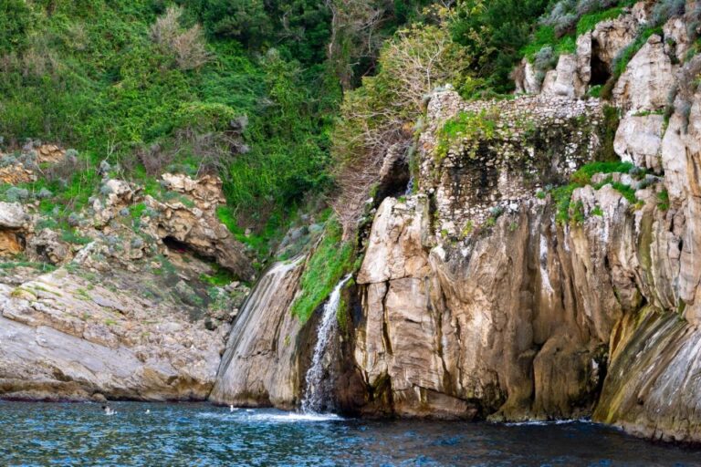 Sorrento: Capri White Grotto & Blue Grotto Private Boat Trip Scenic Route To Capri