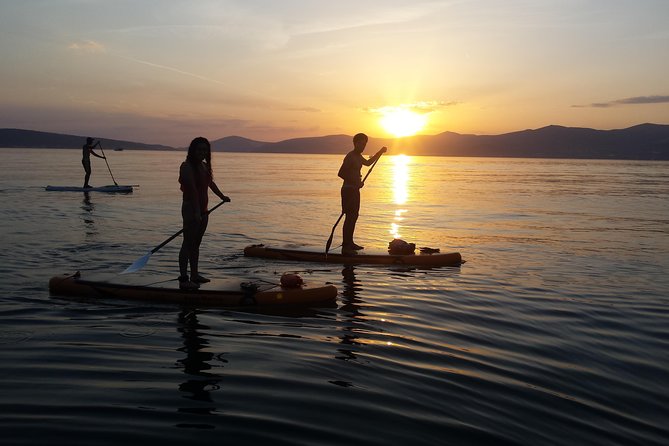 Split Sunset Stand Up Paddle Tour With Wine Tour Overview