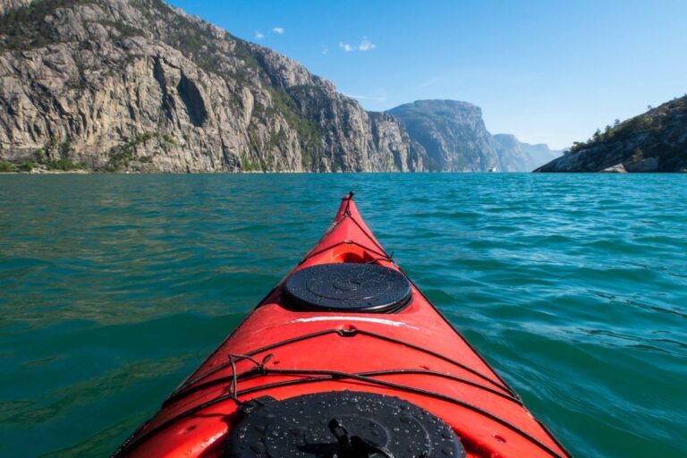 Stavanger: Lysefjord Kayaking Trip With Gear & Snacks Overview Of The Guided Tour