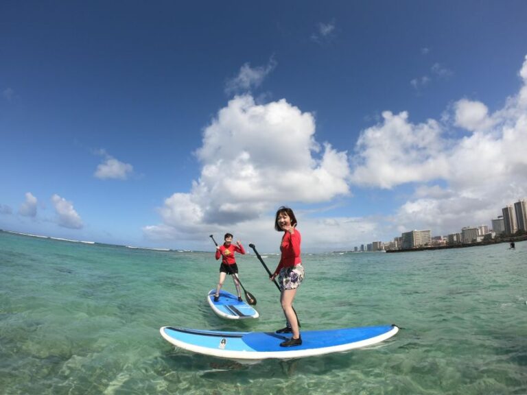 Sup Lesson In Waikiki, 3 Or More Students, 13yo Or Older Activity Details