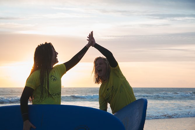 Surf Lesson On Praia De Carcavelos Overview Of The Surf Lesson