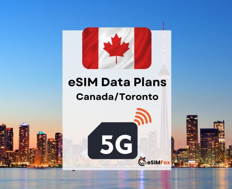 Toronto : Esim Internet Data Plan For Canada 4g/5g Product Overview