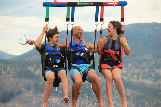 Triple Parasailing Experience In Kelowna Overview