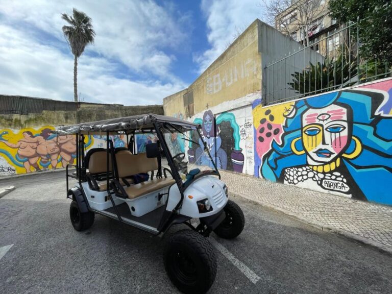 Tuk Tuk Feel Lisbon With Viewpoints,street Art And Old Town Tour Overview