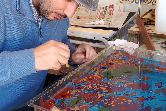 Turkish Marbling Paper Art Workshop Overview Of Turkish Paper Marbling