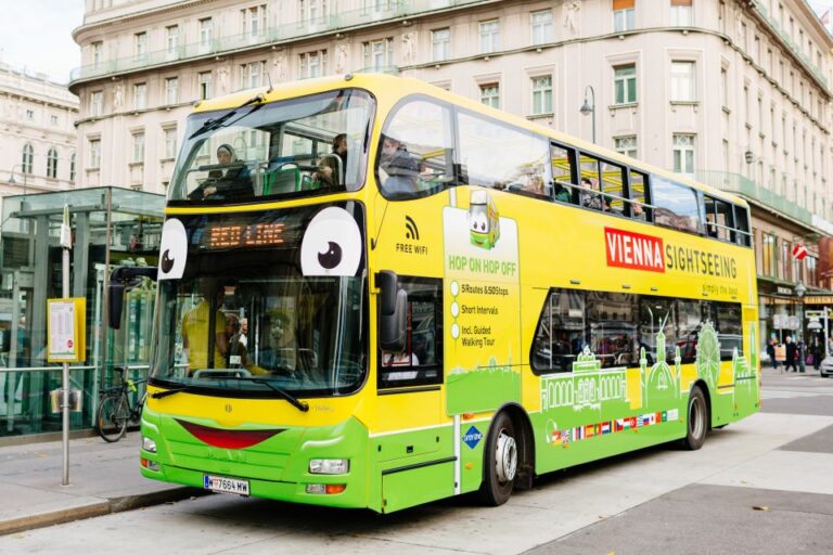 Vienna: Hop On Hop Off Sightseeing Bus Tour Tour Overview