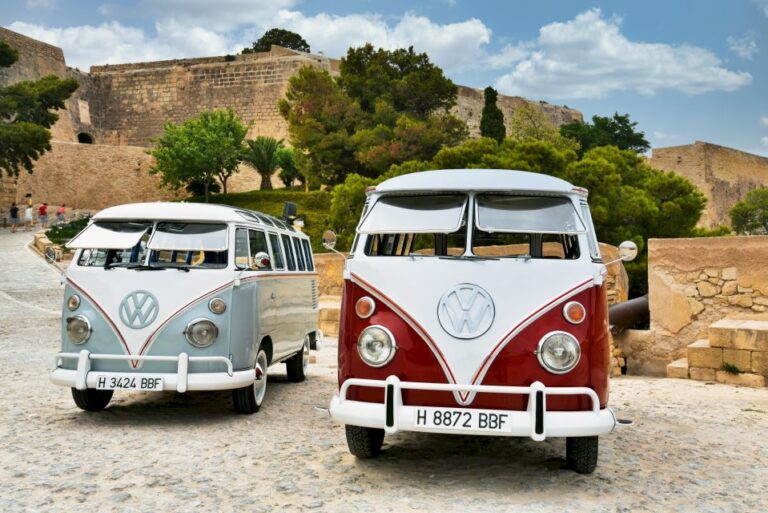 Vintage Tour Around Alicante In Genuine Kombi T1 Vans Tour Details