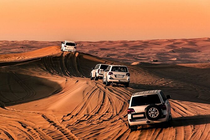 Vip Desert Safari Dubai ,camel Ride,sand Boarding & Buffet Dinner Dune Bashing Experience