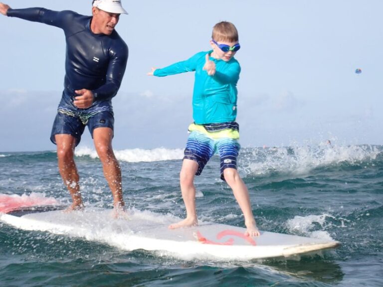 Waikiki: 2 Hour Private Or Group Surfing Lesson For Kids Product Details