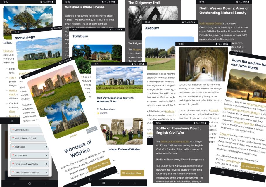 Wonders of Wiltshire (Interactive Guidebook) - Exploring UNESCO World Heritage