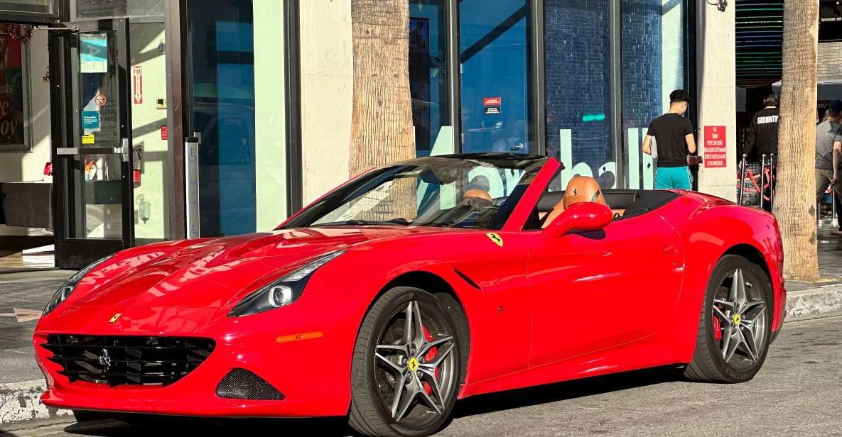 20 Min Ferrari Driving Tour in Hollywood - Key Points