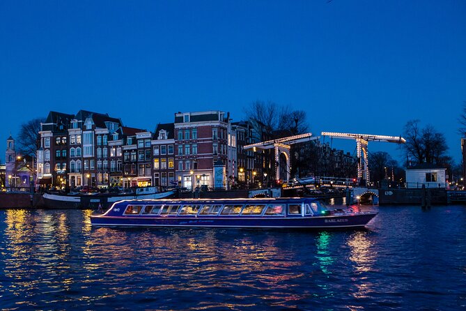 90-minute Amsterdam Evening Canal Cruise by Blue Boat Company - Attractions and Landmarks