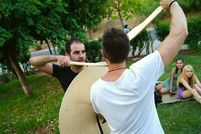 A Unique & Interactive Greek Warrior Experience - Hands-On Battle Experience With Replicas