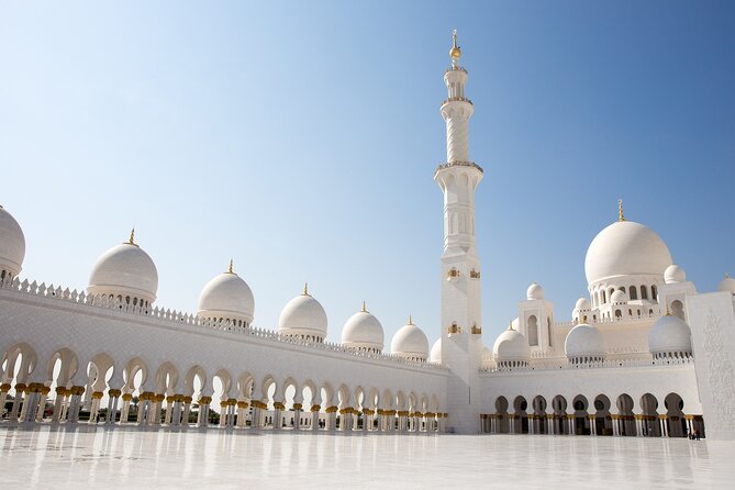 Abu Dhabi City Tour With Grand Mosque, Emirates Palace and Qasr Al Hosn - Highlights