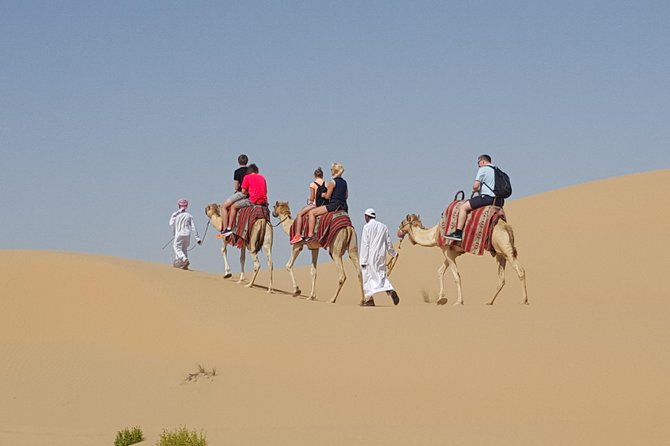 Abu Dhabi Desert Safari With BBQ Dinner,Sandboarding & Camel Ride - Sandboarding and Sunset Photos