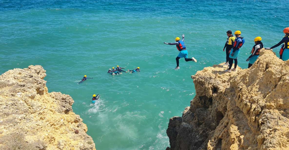 Albufeira: Guided Coasteering Tour With Cliff Jumping - Equipment and Guidance