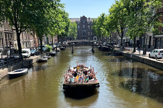 Amsterdam Luxury Boutique Boat Tour With Unlimited Beer and Wine - Tour Duration and Group Size