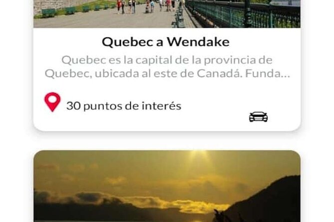 APP Self-Guided Tours Quebec With Audioguide - Tour Highlights