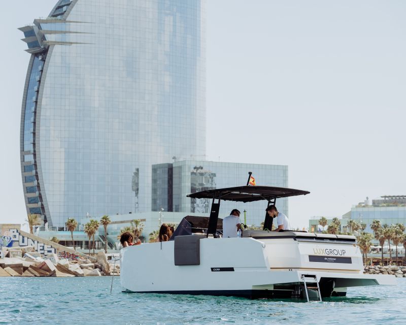 Barcelona: Private Motor Yacht Tour With Drinks and Snacks - Inclusions and Amenities