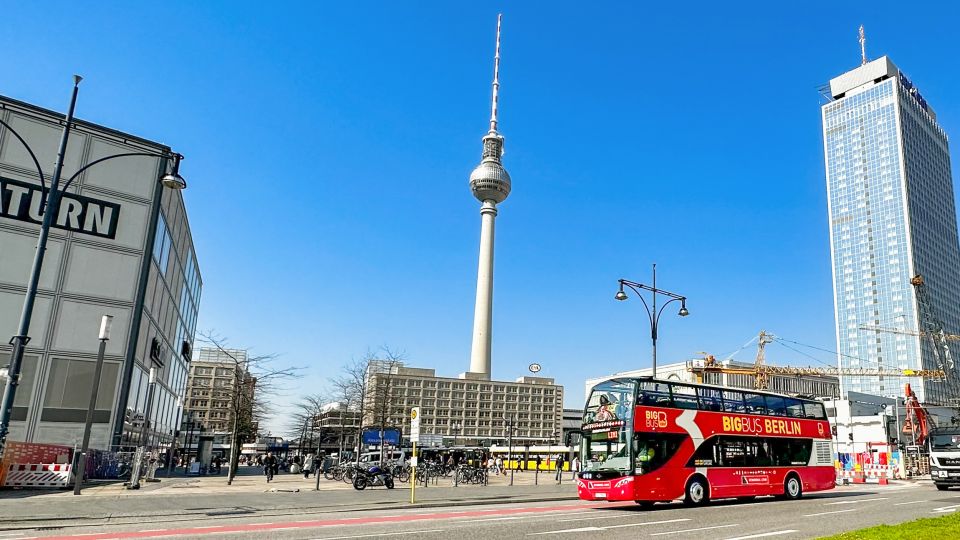 Berlin: Hop-On Hop-Off Sightseeing Bus With Boat Options - Red Line Tour Route