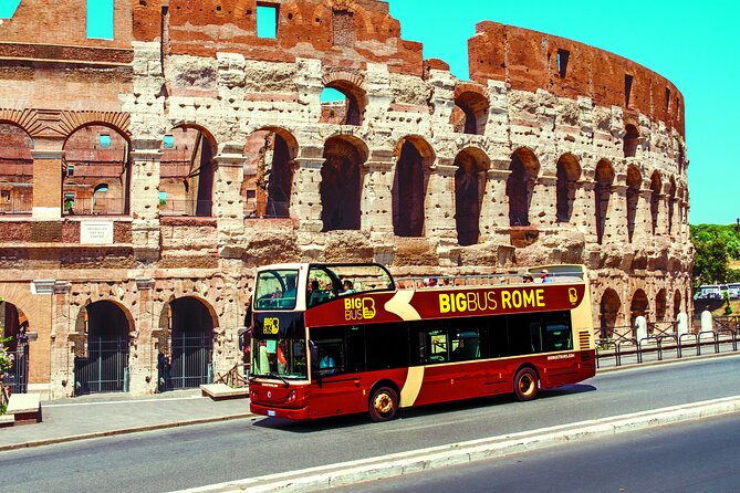 Big Bus Rome Hop-on Hop-off Open Top Tour - Route and Stops