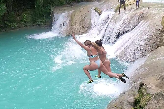 Bluehole, Secret Falls and Shopping Day Trip From Montego Bay - Pickup and Booking