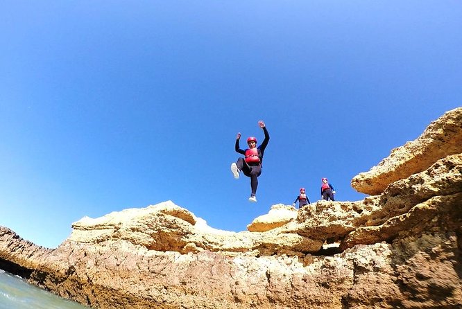 CLIFF JUMPING Tour - Coasteering in Albufeira - Hike and Climb