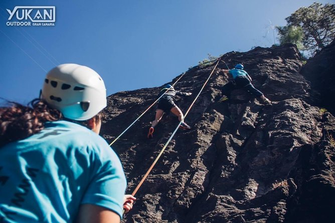 Climbing + Zipline + via Ferrata + Cave. Adventure Route in Gran Canaria - Inclusions