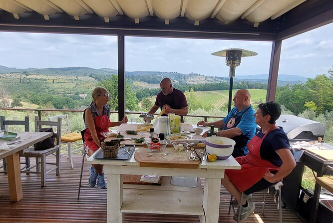 Cooking Lesson on the Terrace of the Chianti Farm With Lunch - Homemade Pasta and Sauces