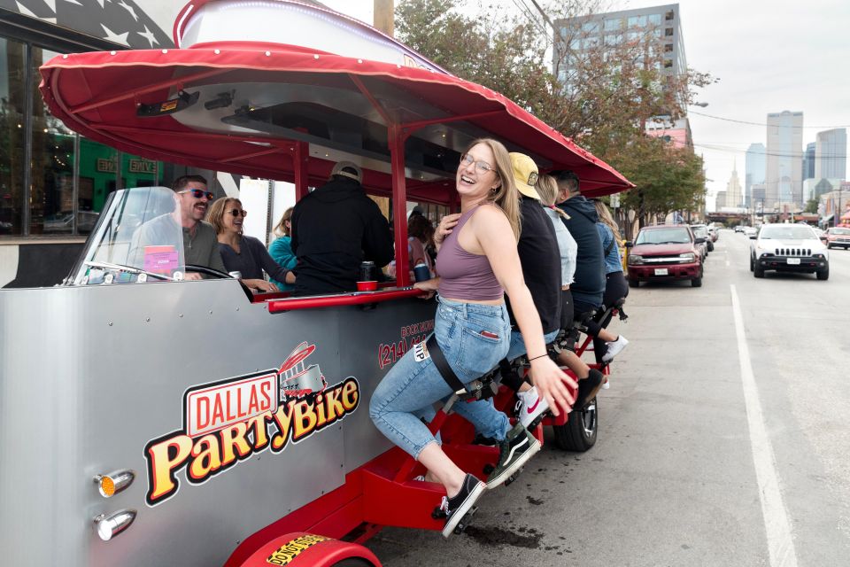 Dallas Party Bike Private Group Rental in Deep Ellum - Key Features of the Tour