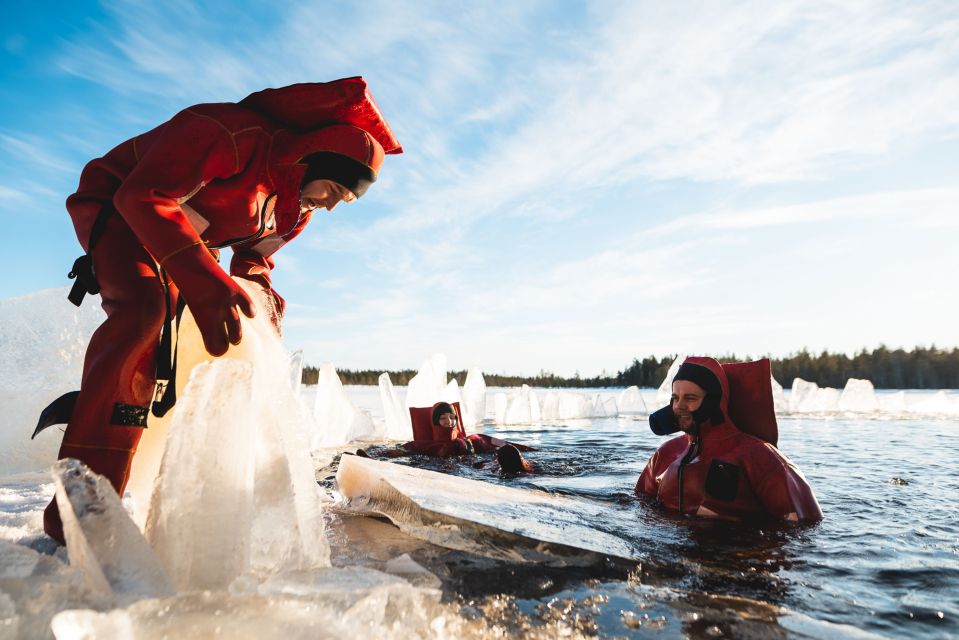 Daytime Ice Floating in Rovaniemi, Small Groups - Included in the Experience