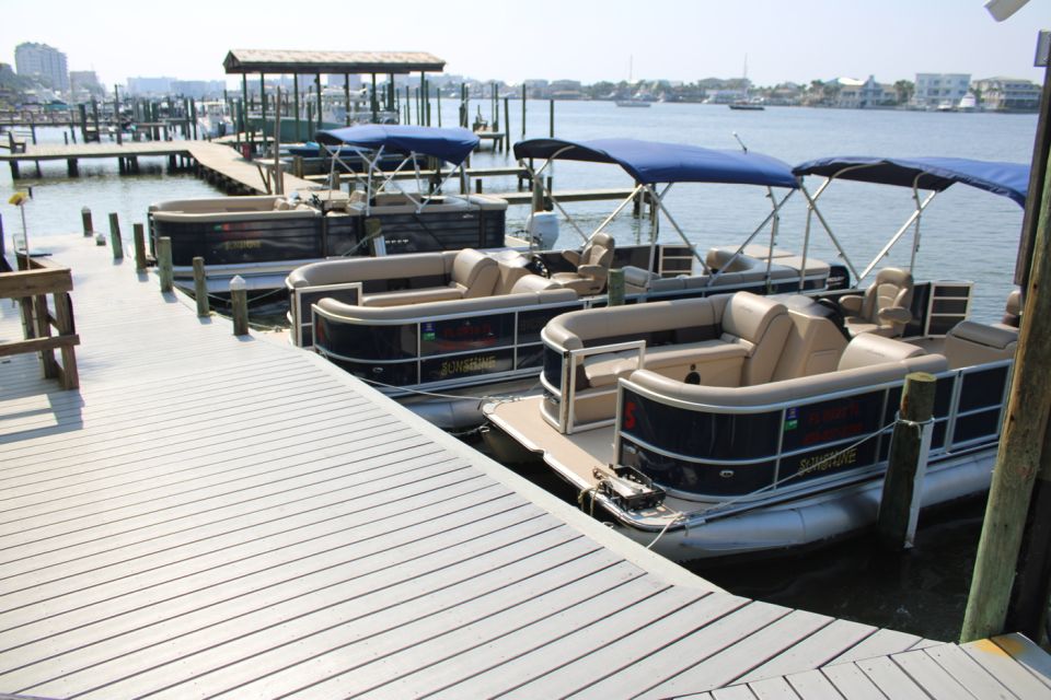 Destin: 4-Hour Self-Driving Pontoon Rental - Included in the Rental