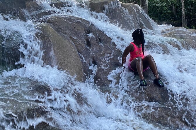 Dunns River Falls Climb, Zipline and Horseback Riding Private Tour - Ziplining Experience