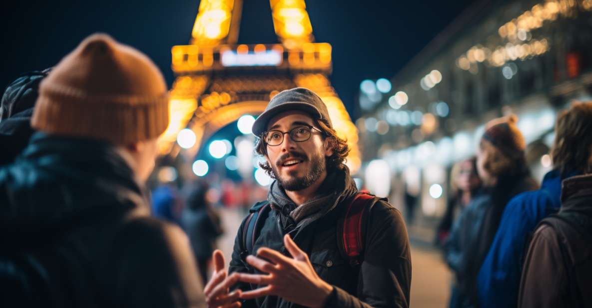 Eiffel Tower Exterior at Night - Ghost &Haunted Walking Tour - Mysterious Shadows and Strange Lights