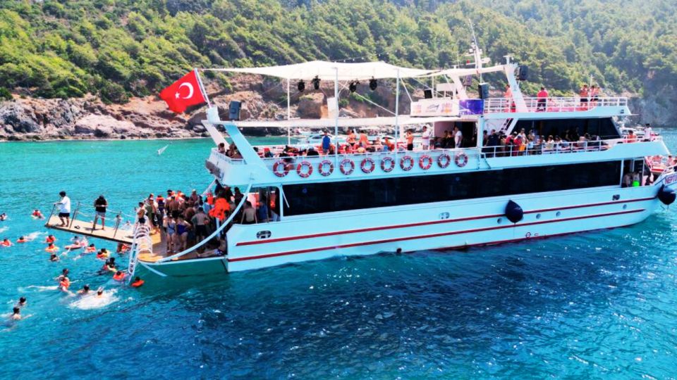 From Alanya: Comfort Catamaran Cruise - Tranquil Tersane Beach Visit