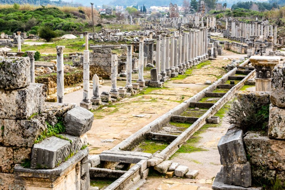 From Antalya: Perge, Aspendos & City of Side Private Tour - Exploring Perge Ancient City