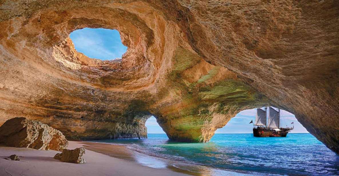 From Lisbon: Algarve, Benagil Sea Cave & Lagos Full-Day Tour - Algar Seco and Benagil Cave