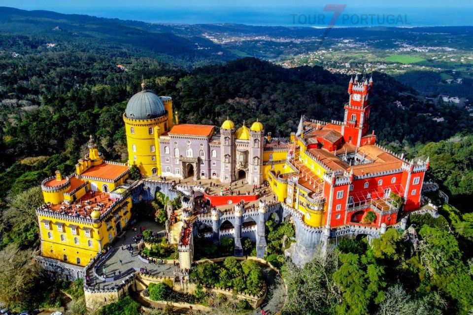 From Lisbon: Pena Palace, Regaleira, Monserrate & Cabo Roca - Pena Palace