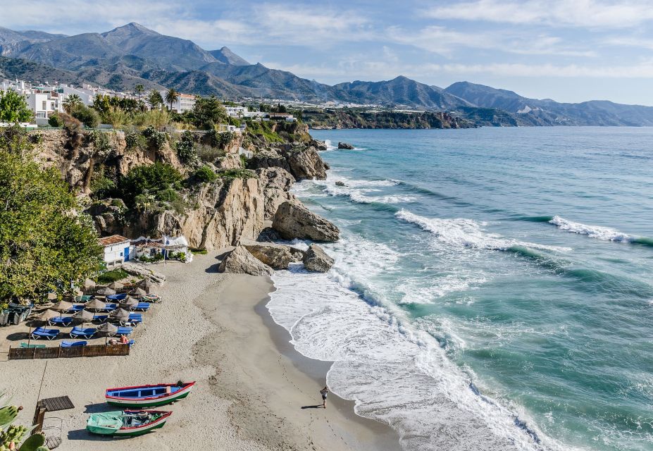 From Malaga: Nerja, Caves and Frigiliana Private Guided Tour - Whitewashed Town of Nerja