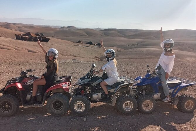 From Marrakech: Agafay Desert Quad Biking at Sunset & Dinner Show - Inclusions and What to Expect