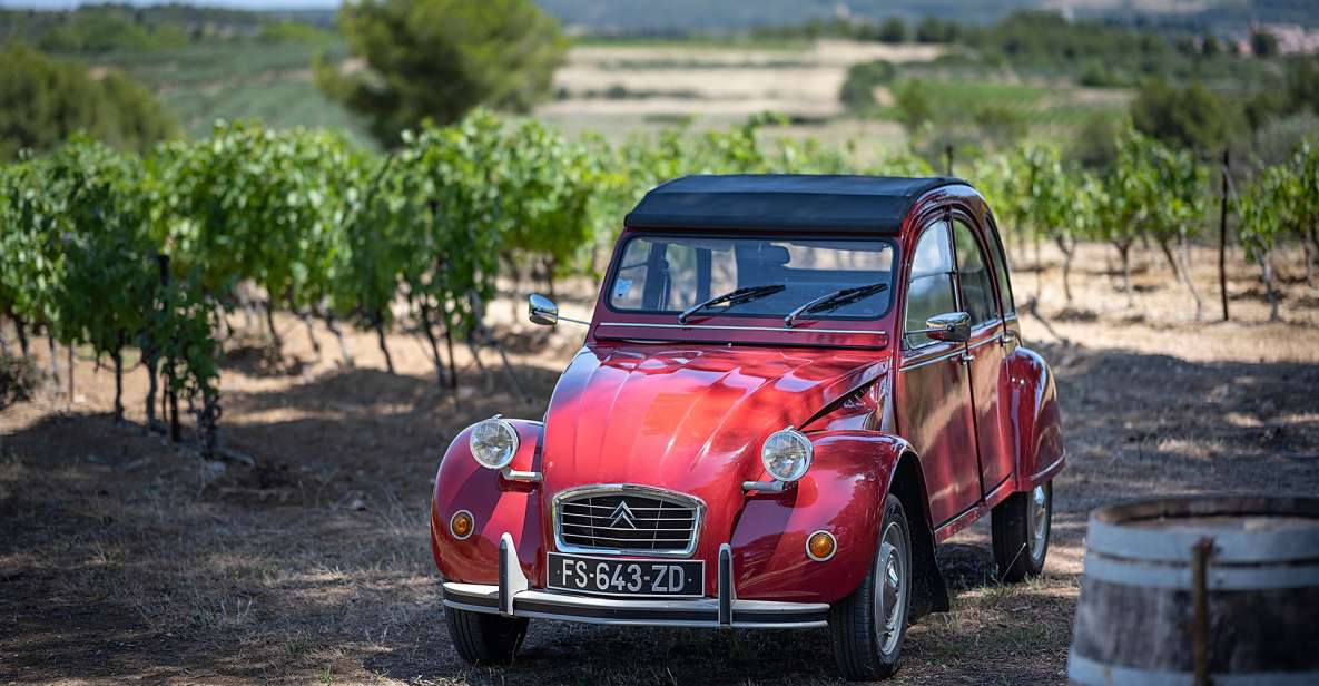 From Montpellier: Winery Tour in a Vintage Citroën 2CV - Itinerary Overview