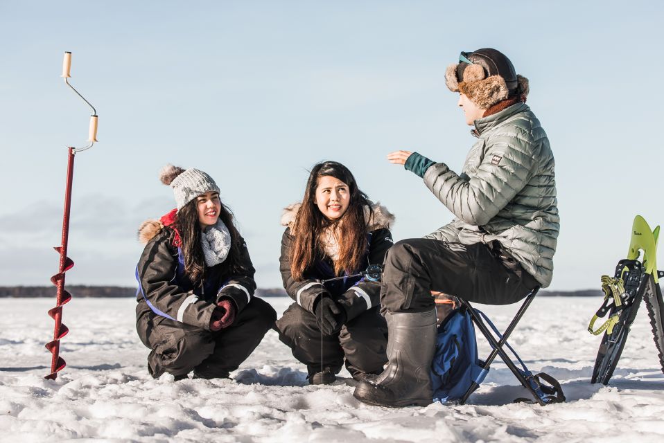 From Rovaniemi: Snowshoeing and Ice Fishing Tour - Snowshoeing Through the Taiga