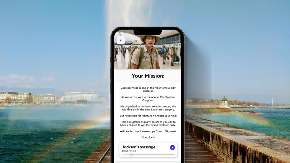Geneva: City Exploration Game and Tour on Your Phone - Exploring Geneva